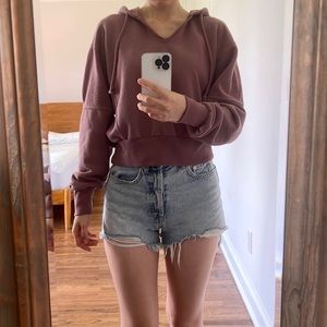 Abercrombie & Fitch Cropped Hoodie